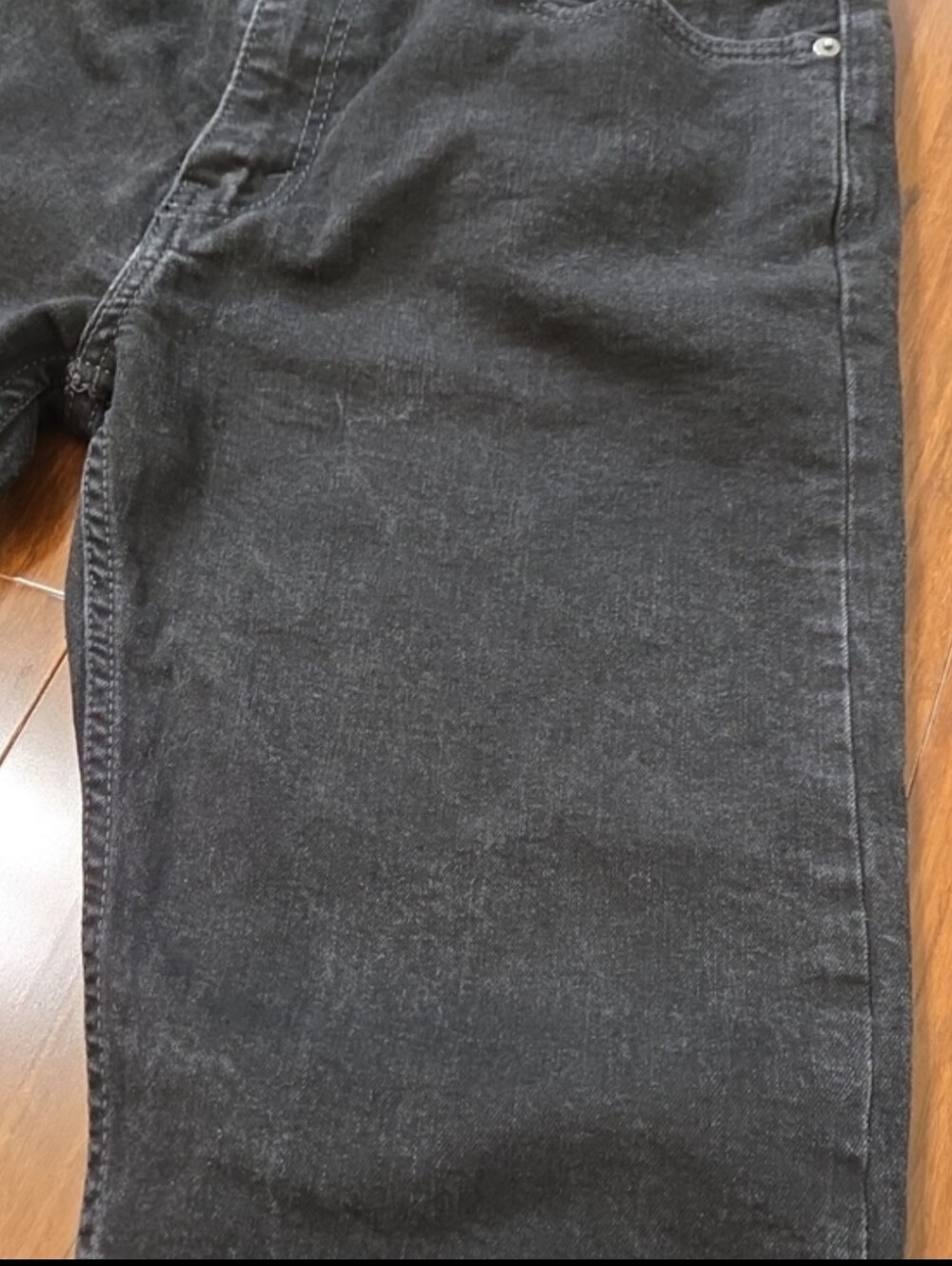 MEN'S LEVI'S 502 BLACK JEANS TAPER FLEX 34X30 - Picture 8 of 13
